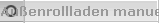 Au�enrollladen manuell